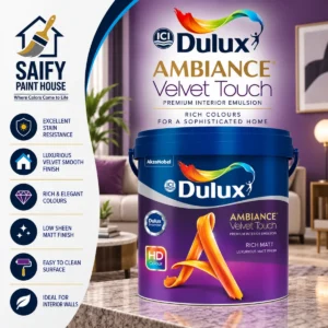 ICI Dulux Ambiance VT Rich Matt premium matt wall finish — available at Saify Paint House Karachi