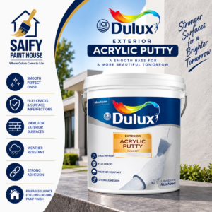 ICI Dulux Interior Acrylic Putty smooth wall filler — available at Saify Paint House Karachi