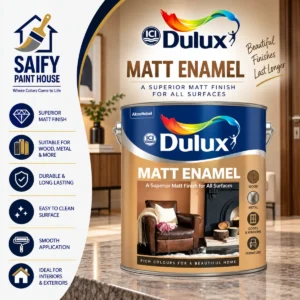 ICI Dulux Matt Enamel solvent-based matt finish — available at Saify Paint House Karachi
