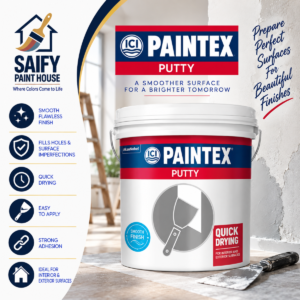 ICI Paintex Putty general purpose wall filler — available at Saify Paint House Karachi