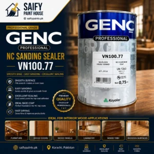 Genc NC Sanding Sealer VN100.77 — available at Saify Paint House Karachi