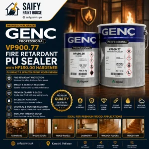 Genc VP900.77 Fire Retardant PU Sealer Fire Retardant Sealer — available at Saify Paint House Karachi