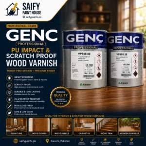 Genc PU Impact Scratch Proof — available at Saify Paint House Karachi