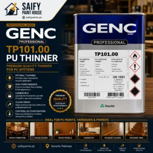 Genc TP100 PU Thinner — available at Saify Paint House Karachi