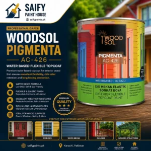 Genc Woodsol Pigmenta — available at Saify Paint House Karachi