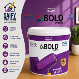Nelson Bold Primer Sealer alkyd wall primer — available at Saify Paint House Karachi