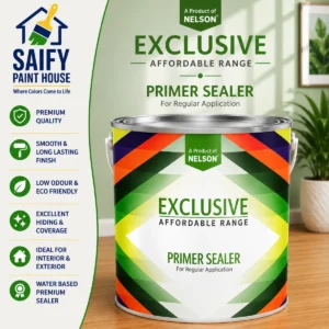 Nelson Exclusive Primer Sealer acrylic wall primer — available at Saify Paint House Karachi