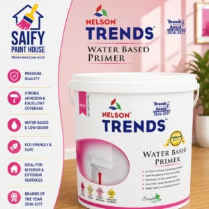 Nelson Trends Primer Sealer Water Based wall primer — available at Saify Paint House Karachi