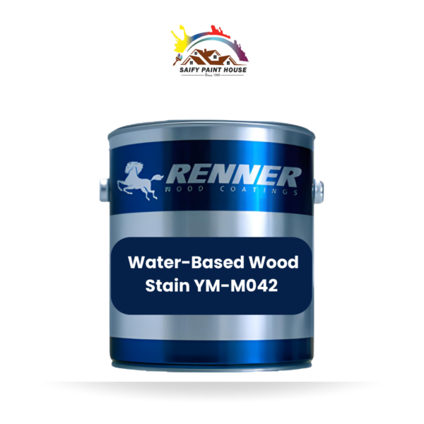 Renner Water-Based Wood Stain YM-M042 – premium stain with deep penetration and vibrant color for enhancing wood’s natural beauty.