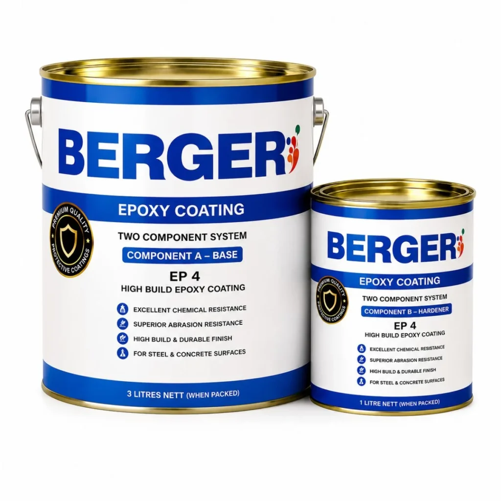 Berger Epoxy Paint industrial coating — Saify Paint House Karachi