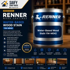 Renner Water-Based Wood Stain YM-M042 — available at Saify Paint House Karachi