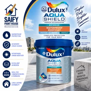 ICI Dulux Aquashield Waterproof Roofcoat heavy-duty roof coating — available at Saify Paint House Karachi