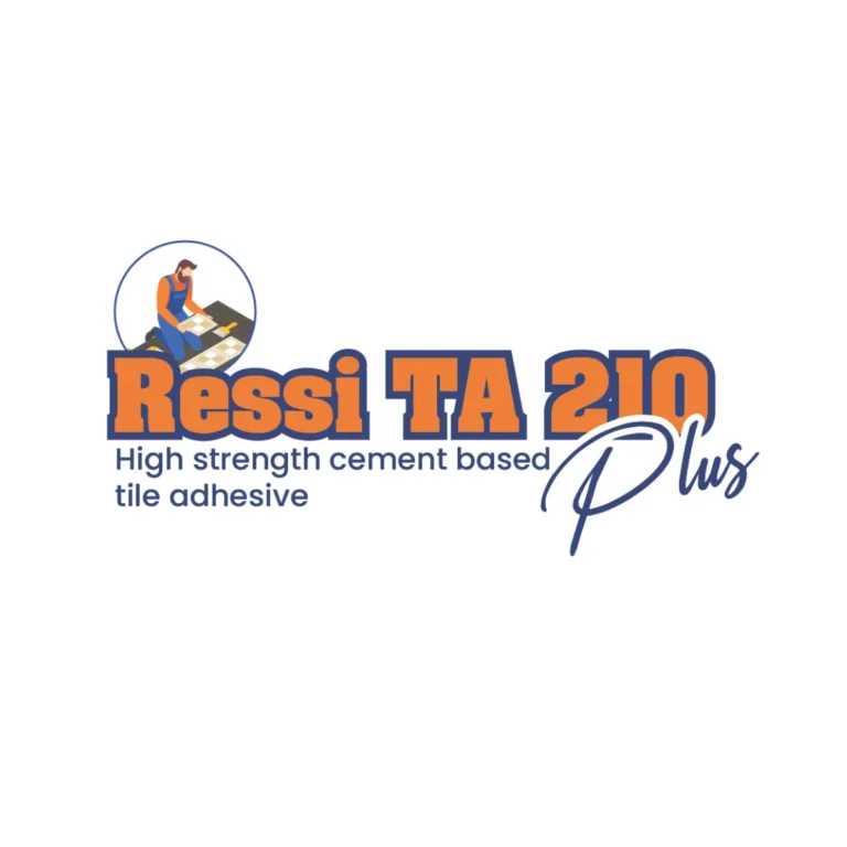 Ressi TA 210 Plus – A dry premix cement-based high-strength tile adhesive for mosaic, ceramic, porcelain, marble, granite, and glass tile installations.