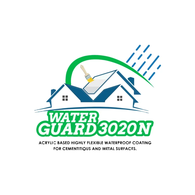 Water Guard 3020N – A one-component acrylic co-polymer waterproofing system for cementitious and metal surfaces, ideal for swimming pools, basements, and wet areas.