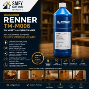 Renner TM-M006 Solvent-Based Wood Stain — available at Saify Paint House Karachi
