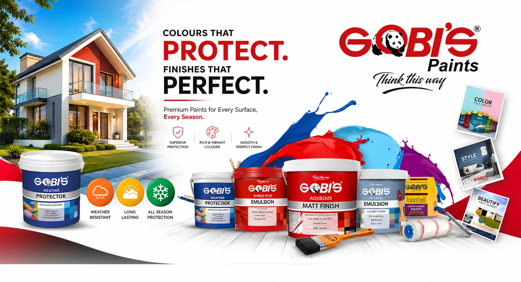 Gobi's Paints in Karachi — Buy from Saify Paint House authorized dealer DHA