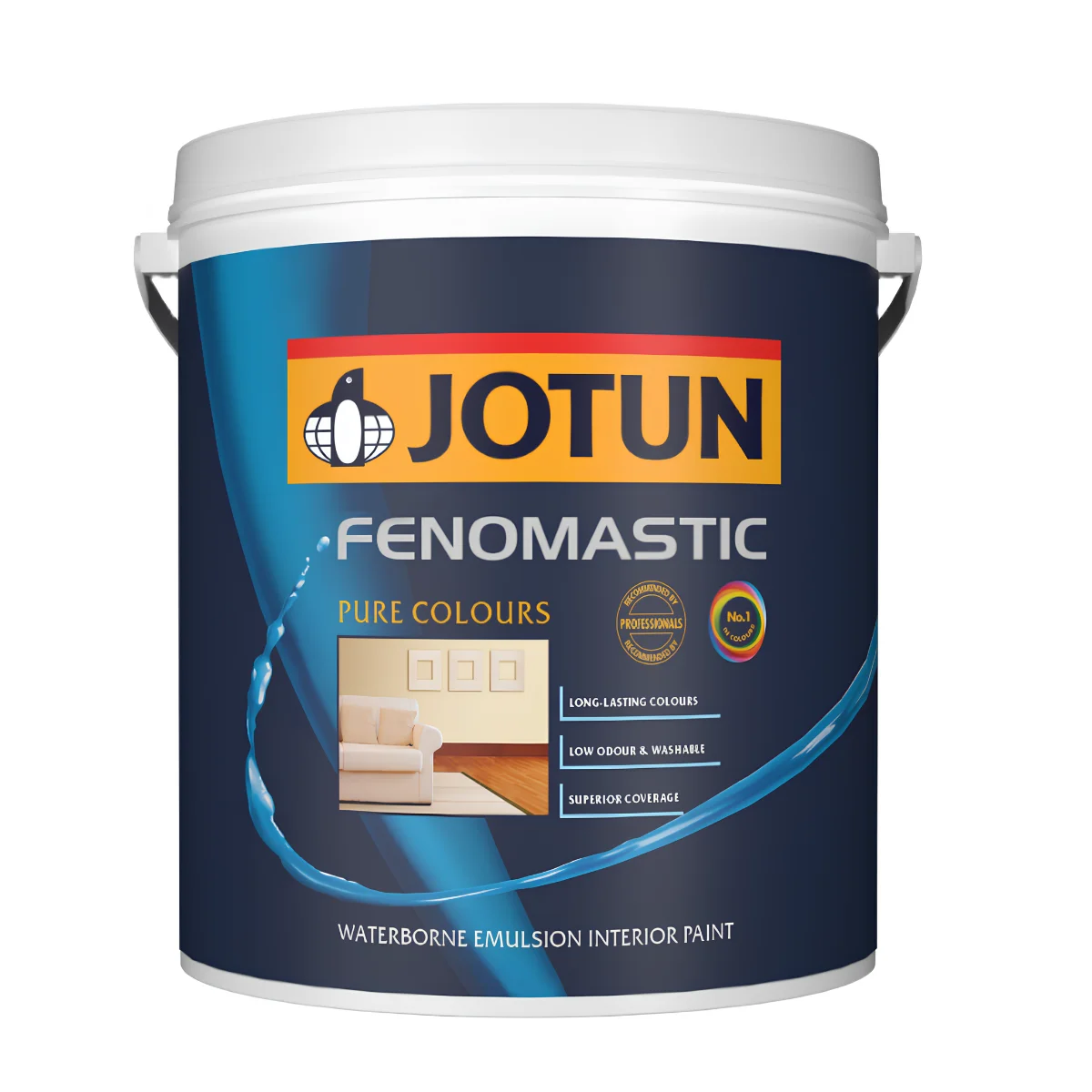 Jotun Fenomastic Pure Colours Emulsion Matt — available at Saify Paint House Karachi