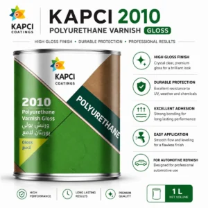 Kapci 2010 Polyurethane Varnish Gloss — available at Saify Paint House Karachi
