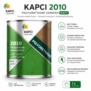 Kapci 2010 Polyurethane Varnish Matt — available at Saify Paint House Karachi