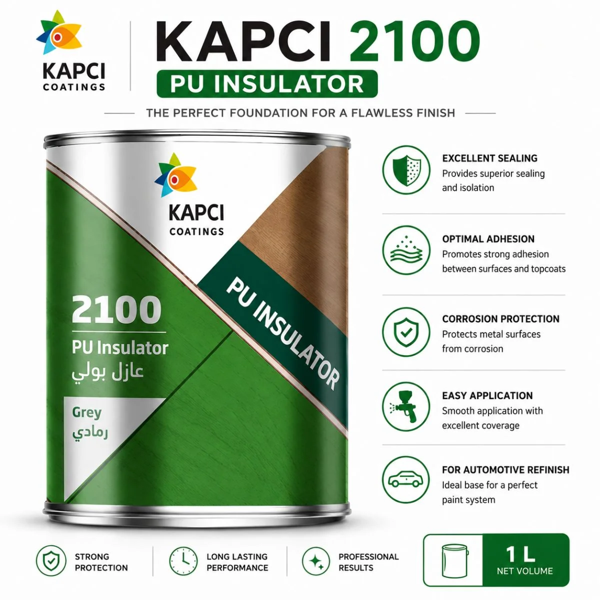 Kapci 2100 PU Insulator — available at Saify Paint House Karachi