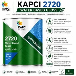 Kapci 2720 Water Based Gloss — available at Saify Paint House Karachi