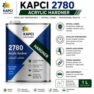 Kapci 2780 Acrylic Hardner — available at Saify Paint House Karachi