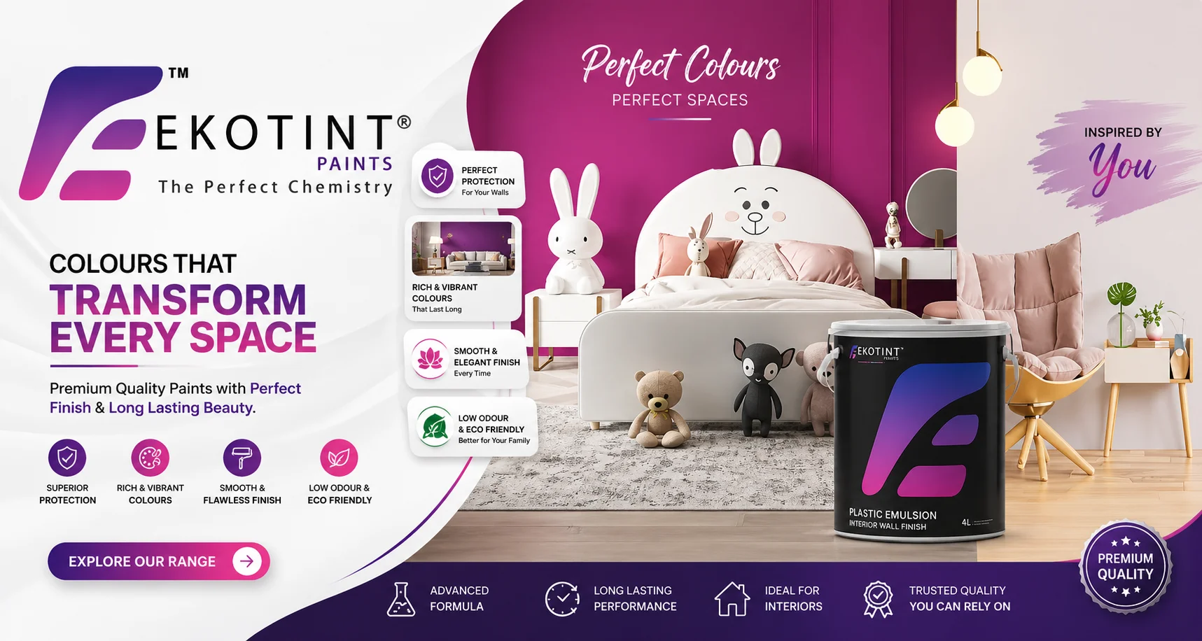 Ekotint Paints in Karachi — Buy from Saify Paint House authorized dealer DHA