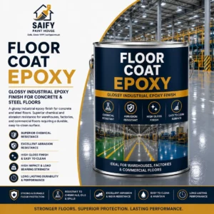 Floor Coat Epoxy industrial floor coating — Saify Paint House Karachi