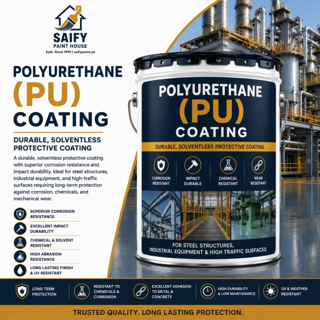 Polyurethane PU Coating industrial — Saify Paint House Karachi