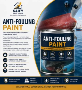 Anti-fouling paint for boats and ships — Saify Paint House Karachi