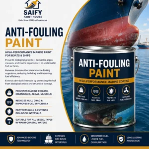 Anti-fouling paint for boats and ships — Saify Paint House Karachi