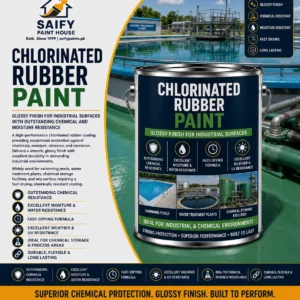 Chlorinated Rubber Paint chemical-resistant industrial finish — Saify Paint House Karachi