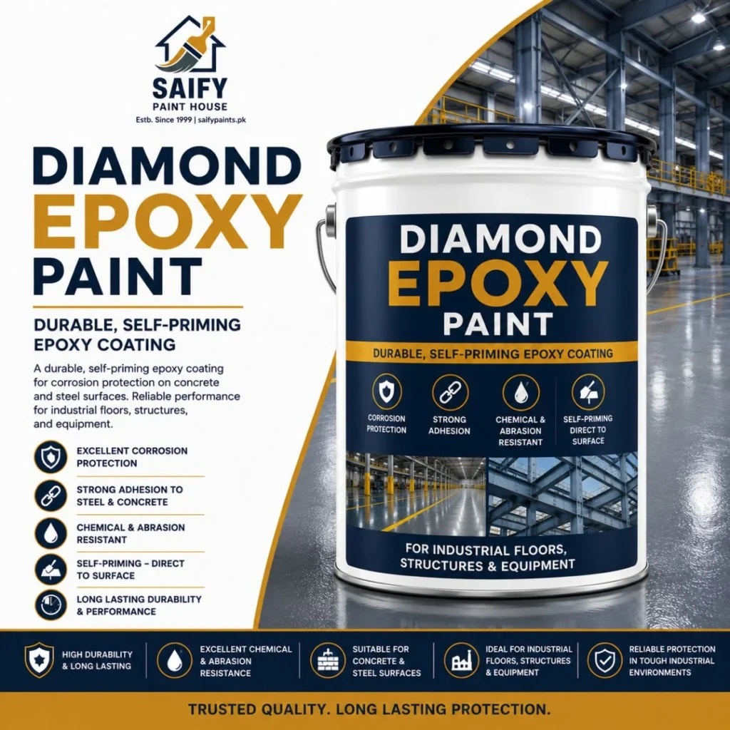 Diamond Epoxy Paint industrial coating — Saify Paint House Karachi Title: diamond-epoxy-paint-karachi