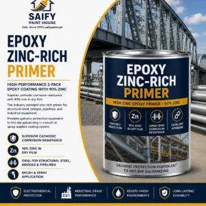 Epoxy Zinc Rich Primer cathodic corrosion protection — Saify Paint House Karachi