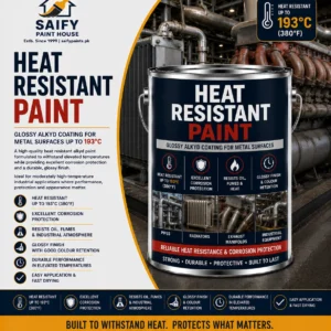 Heat Resistant Paint for metal surfaces up to 193°C — Saify Paint House Karachi