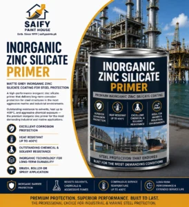 Inorganic Zinc Silicate Primer for industrial steel — Saify Paint House Karachi