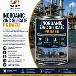 Inorganic Zinc Silicate Primer for industrial steel — Saify Paint House Karachi