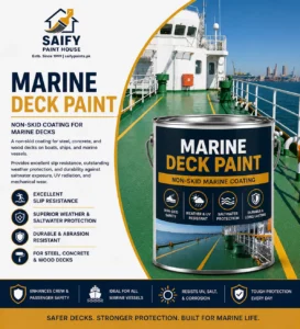 Marine Deck Paint non-skid coating for boats — Saify Paint House Karachi