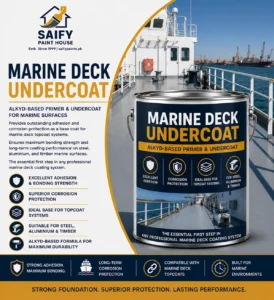 Marine Deck Undercoat alkyd primer for boats — Saify Paint House Karachi