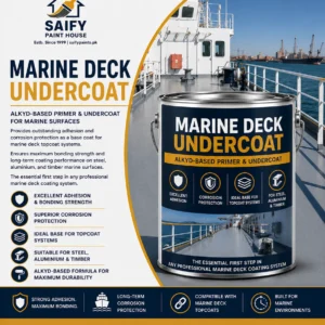 Marine Deck Undercoat alkyd primer for boats — Saify Paint House Karachi