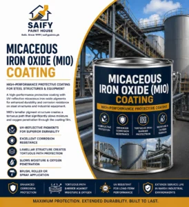 Micaceous Iron Oxide MIO coating for steel — Saify Paint House Karachi
