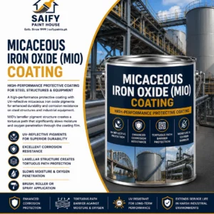 Micaceous Iron Oxide Coating MIO coating for steel — Saify Paint House Karachi