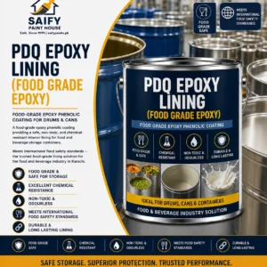 PDQ Food Grade Epoxy Lining for drums and cans — Saify Paint House Karachi