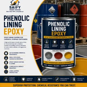 Phenolic Lining Epoxy for chemical storage drums — Saify Paint House Karachi