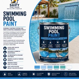Swimming Pool Paint for concrete and fibreglass pools — Saify Paint House Karachi