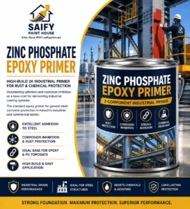 Zinc Phosphate Epoxy Primer corrosion protection — Saify Paint House Karachi