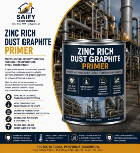 Zinc Rich Dust Graphite Primer high temperature steel — Saify Paint House Karachi