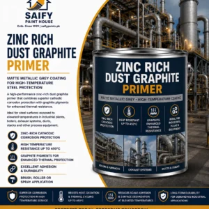 Zinc Rich Dust Graphite Primer high temperature steel — Saify Paint House Karachi