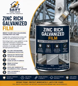 Zinc Rich Galvanized Film cold galvanizing coating — Saify Paint House Karachi