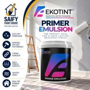 Ekotint Primer Emulsion wall primer — available at Saify Paint House Karachi